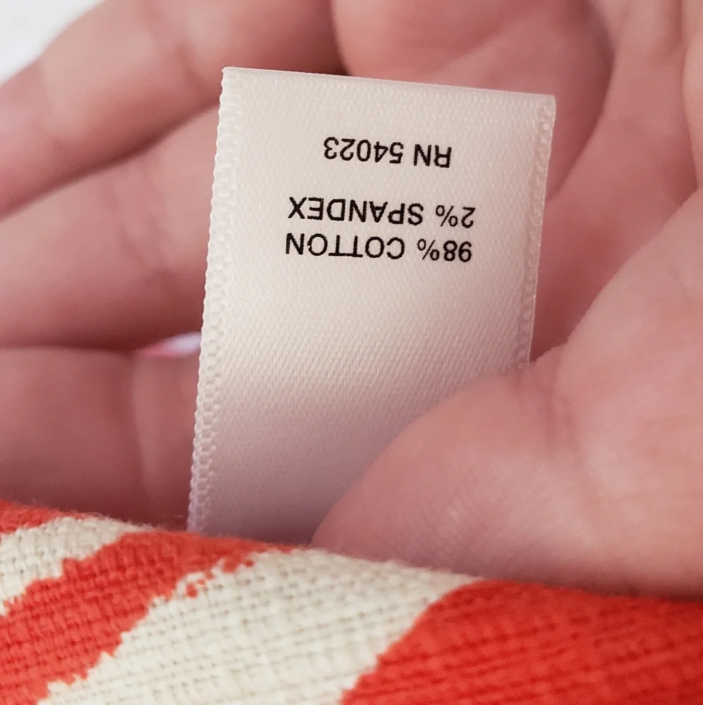 Red brushstroke sundress by Banana republic - Picture 6 of 10